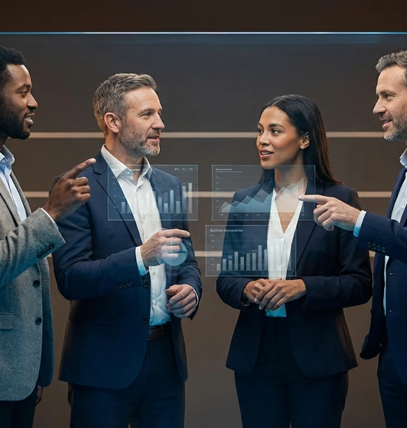 Ostina leadership team planning smarter business delivery