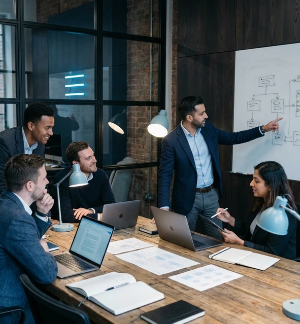 Ostina team mapping practical AI workflow