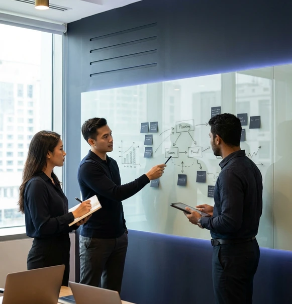 Growing team automation package visual