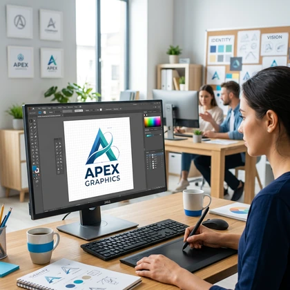 Branding team workflow visual