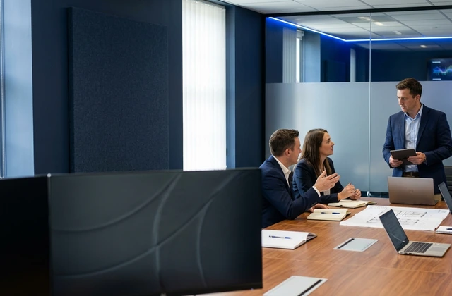 Discovery workshop reviewing commercial direction