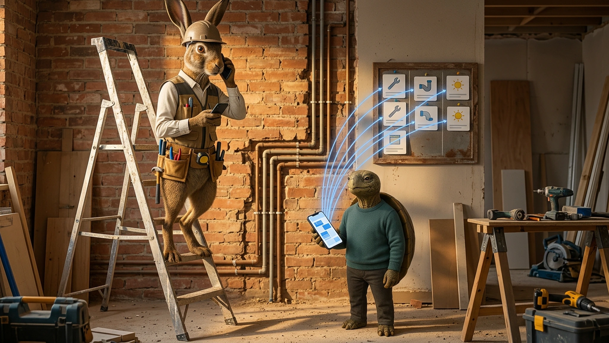 The Sole Trader Terry and Harry ad poster