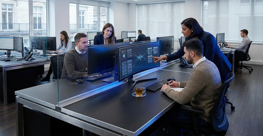 Pulse connected workflow visual